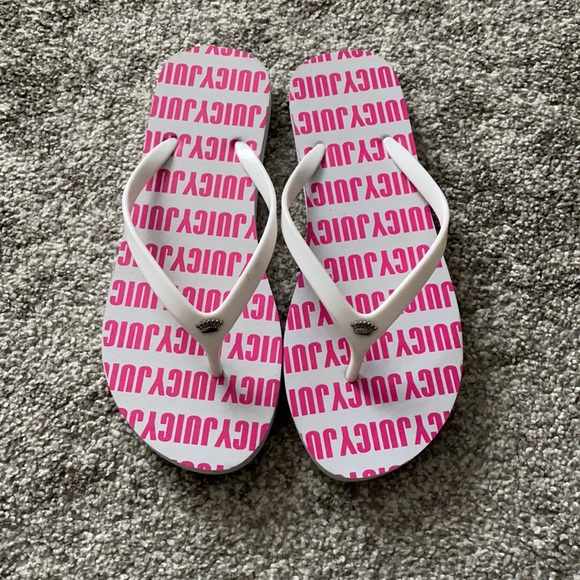 Juicy Couture Shoes - Juicy flip flops